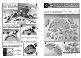 Aurora prehistoric scenes resin model add on