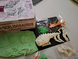 Aurora prehistoric scenes resin model add on