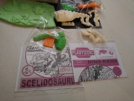 Aurora prehistoric scenes resin model add on