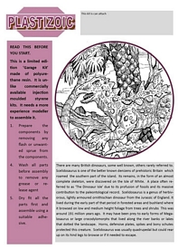 Aurora prehistoric scenes resin model add on