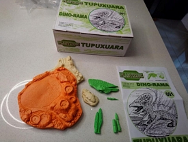 Aurora prehistoric scenes resin model add on