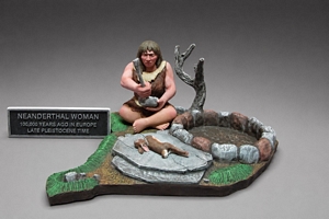 Aurora prehistoric scenes resin model add on