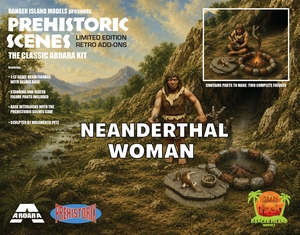 Aurora prehistoric scenes resin model add on