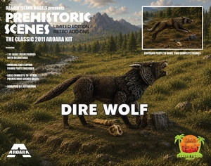 Aurora prehistoric scenes resin model add on