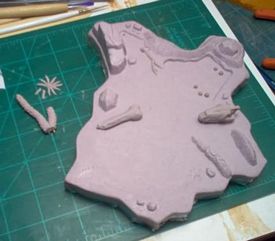 aurora prehistoric scenes model