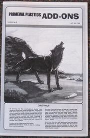 Aurora prehistoric scenes resin model add on