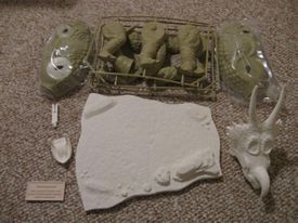 Aurora prehistoric scenes resin model add on