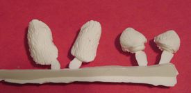 Aurora prehistoric scenes resin model add on