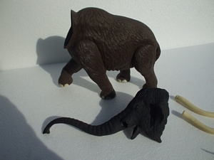 Aurora prehistoric scenes resin model add on