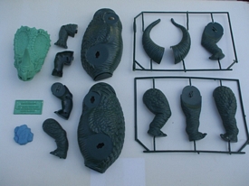 Aurora prehistoric scenes resin model add on