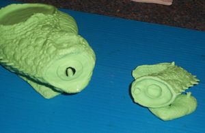 Aurora prehistoric scenes resin model add on