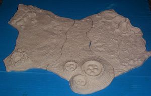 Aurora prehistoric scenes resin model add on