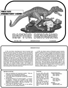 Aurora prehistoric scenes resin model add on