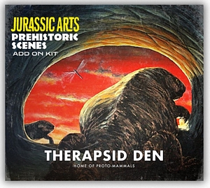 Aurora prehistoric scenes resin model add on