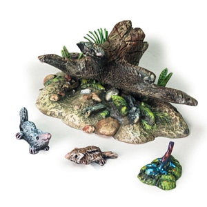 Aurora prehistoric scenes resin model add on