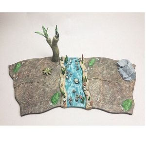 Aurora prehistoric scenes resin model add on