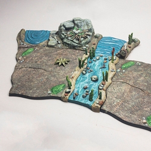 Aurora prehistoric scenes resin model add on