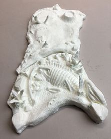 Aurora prehistoric scenes resin model add on