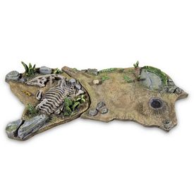 Aurora prehistoric scenes resin model add on