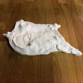Aurora prehistoric scenes resin model add on