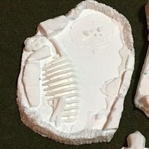 Aurora prehistoric scenes resin model add on