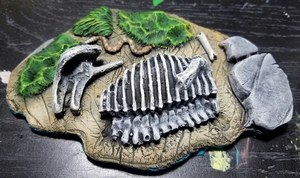 Aurora prehistoric scenes resin model add on