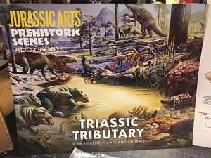 Aurora prehistoric scenes resin model add on