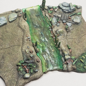 Aurora prehistoric scenes resin model add on