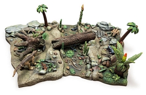 Aurora prehistoric scenes resin model add on