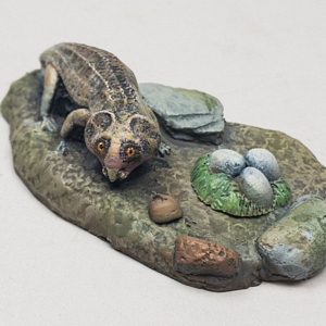 Aurora prehistoric scenes resin model add on