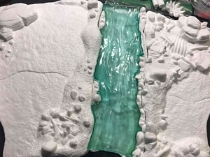 Aurora prehistoric scenes resin model add on
