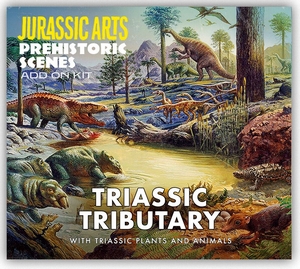 Aurora prehistoric scenes resin model add on