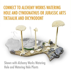 Aurora prehistoric scenes resin model add on