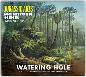Aurora prehistoric scenes resin model add on