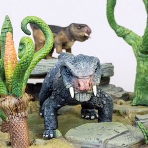 Aurora prehistoric scenes resin model add on