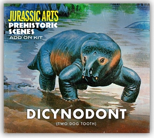 Aurora prehistoric scenes resin model add on