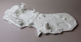 Aurora prehistoric scenes resin model add on