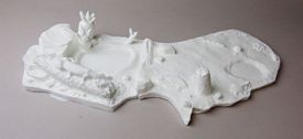 Aurora prehistoric scenes resin model add on