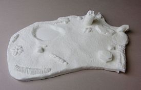 Aurora prehistoric scenes resin model add on