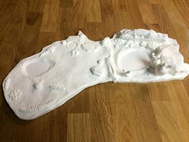Aurora prehistoric scenes resin model add on