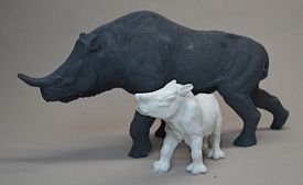 Aurora prehistoric scenes resin model add on