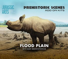 Aurora prehistoric scenes resin model add on
