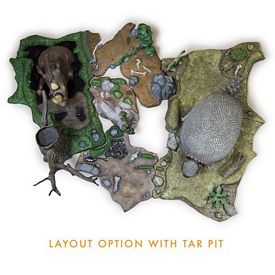 Aurora prehistoric scenes resin model add on