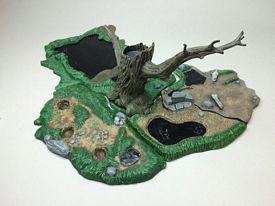 Aurora prehistoric scenes resin model add on