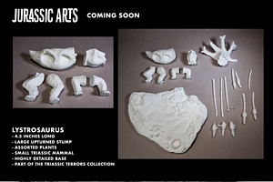 Aurora prehistoric scenes resin model add on