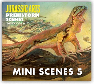 Aurora prehistoric scenes resin model add on