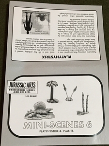 Aurora prehistoric scenes resin model add on
