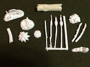 Aurora prehistoric scenes resin model add on
