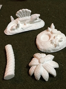 Aurora prehistoric scenes resin model add on