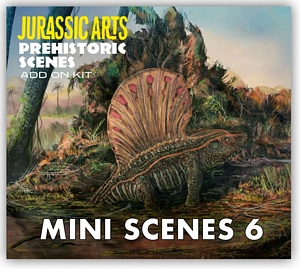 Aurora prehistoric scenes resin model add on